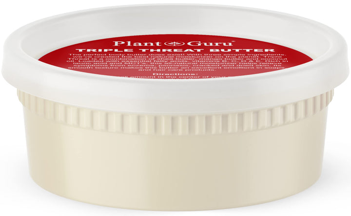 Plant Guru front jar view showing label and natural raw moisturizer