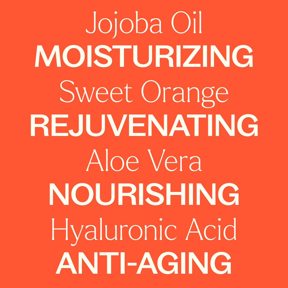 Plant Therapy ingredient label highlighting vitamin C, hyaluronic acid, ferulic acid