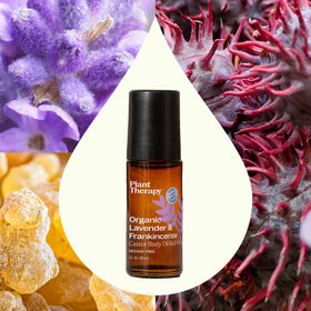 Plant Therapy oil texture in small pool showing rich consistency and deep moisturization benefit