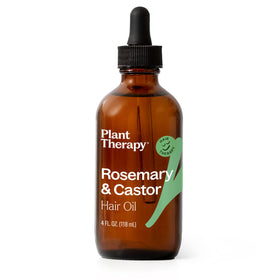 Plant Therapy bottle front view showing clear label and useful dropper benefit