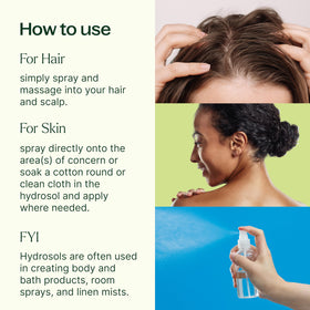 Plant Therapy hydrosol spray nozzle closeup demonstrating easy mist application