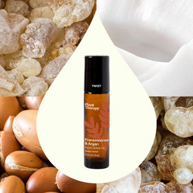 Plant Therapy serum texture on skin illustrating lightweight hydration benefit