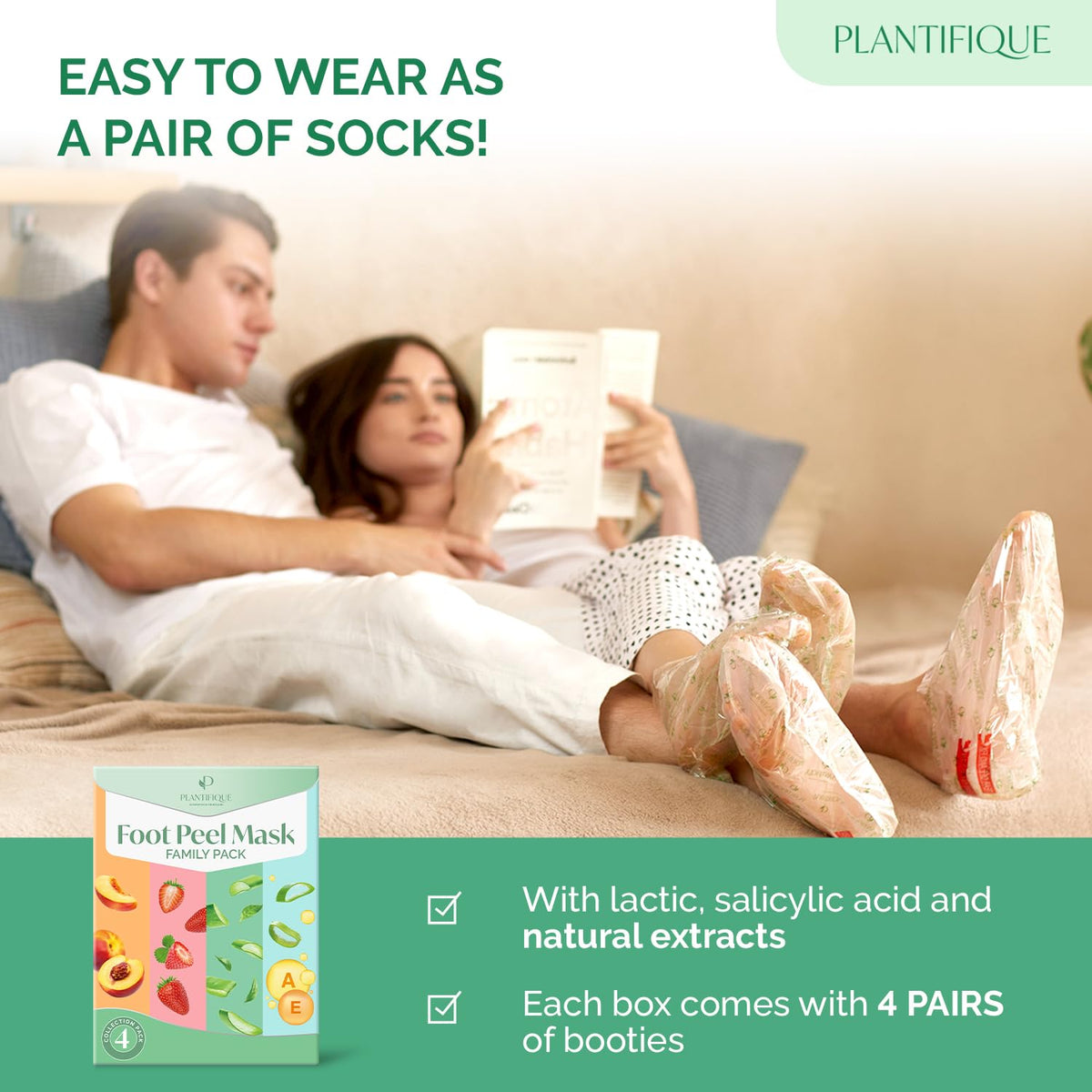 PLANTIFIQUE smooth heels after treatment demonstrating softer skin and improved texture