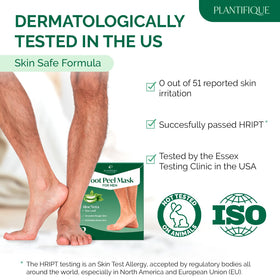 PLANTIFIQUE before and after heel comparison revealing smoother skin