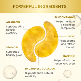 PLANTIFIQUE close-up hydrogel texture with gold flakes for luminous finish