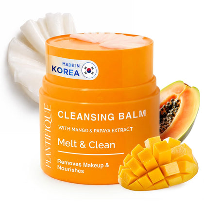PLANTIFIQUE front packaging showing compact cleanser and convenience