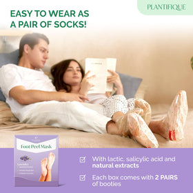PLANTIFIQUE open pack with booties and instructions showing included contents