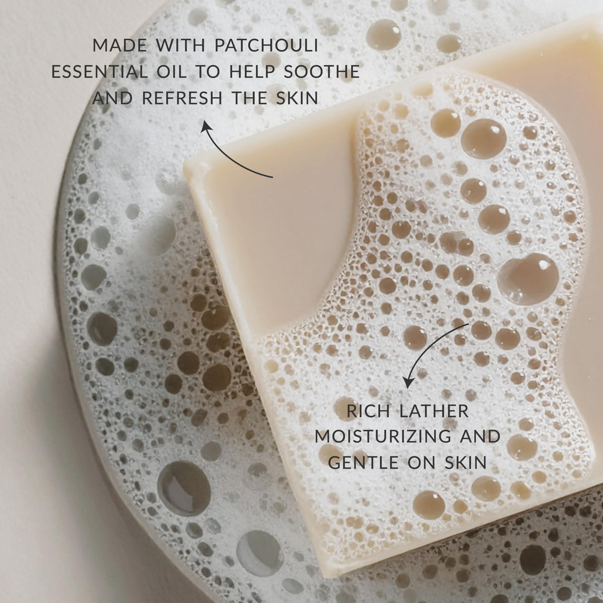 Plantlife patchouli label ingredients detail showing natural component transparency