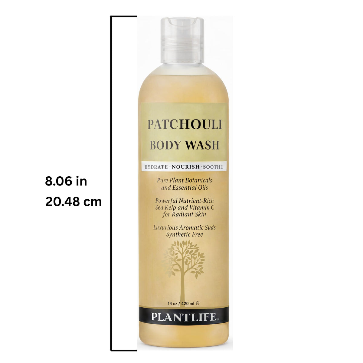 Plantlife bottle in shower lifestyle shot showing daily ritual benefit