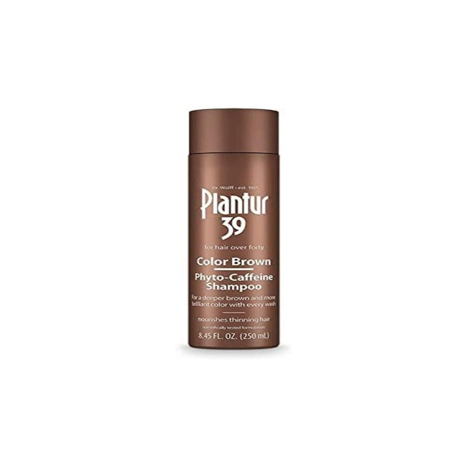 Plantur 39 front bottle view showing color-enhancing and volumizing benefit
