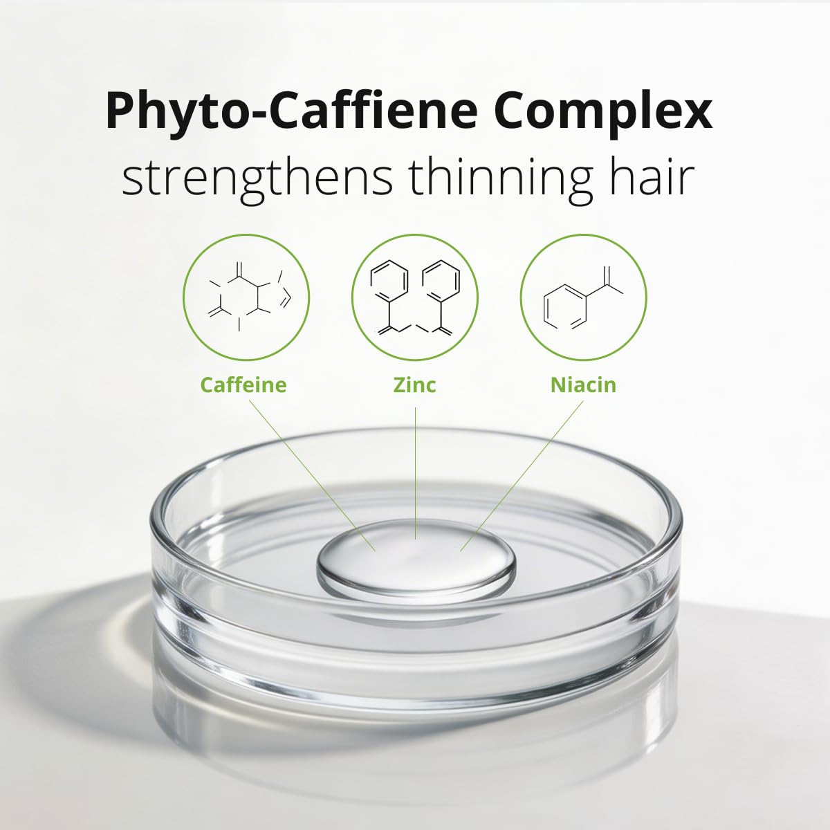 Person applying Plantur 39 tonic to scalp demonstrating root nourishment
