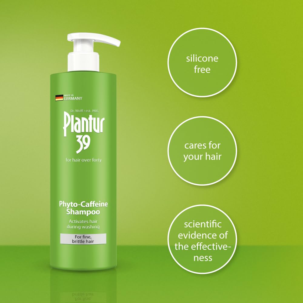 Plantur 39 back label close-up showing ingredients and usage directions for transparency