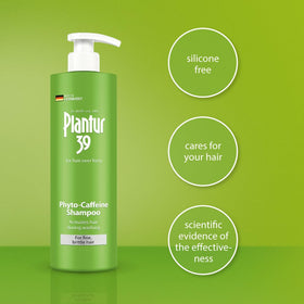 Plantur 39 back label close-up showing ingredients and usage directions for transparency