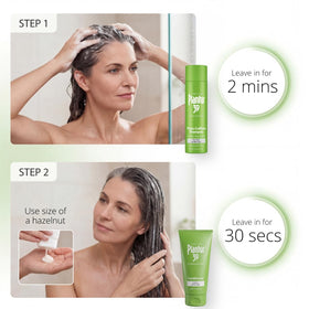 Close-up foam texture from Plantur 39 shampoo for gentle effective cleanse
