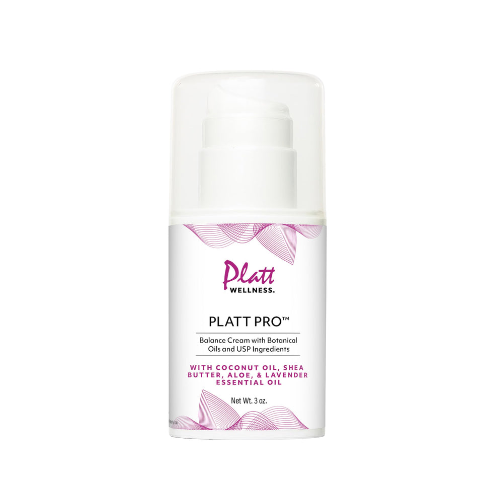 Platt Wellness front pump bottle showing product and size benefit hygiene