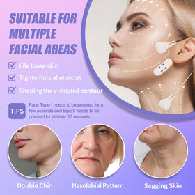 PLAYQUEEN tape hidden under makeup, offers natural seamless coverage