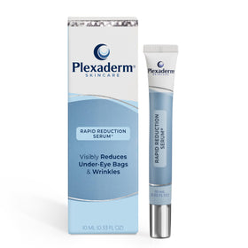 Plexaderm front full size tube showing clear serum packaging and instant benefit