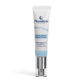 Plexaderm front packaging showing product and benefit for neck lines