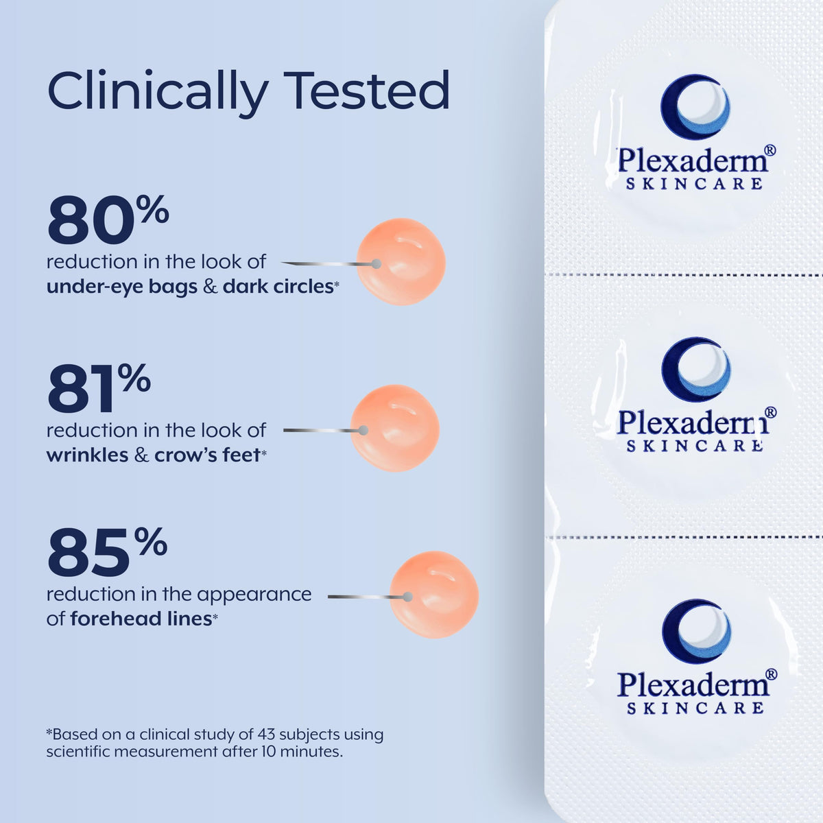 Plexaderm lifestyle shot of woman ready to go with boosted confidence benefit