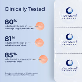 Plexaderm lifestyle shot of woman ready to go with boosted confidence benefit