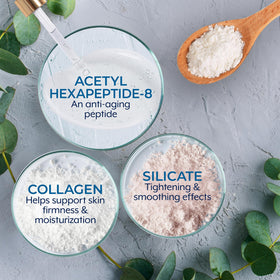Plexaderm single-use pod opened with measured serum for precise application