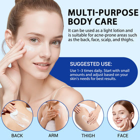 plomala used on facial spot illustrating precise application and calming effect