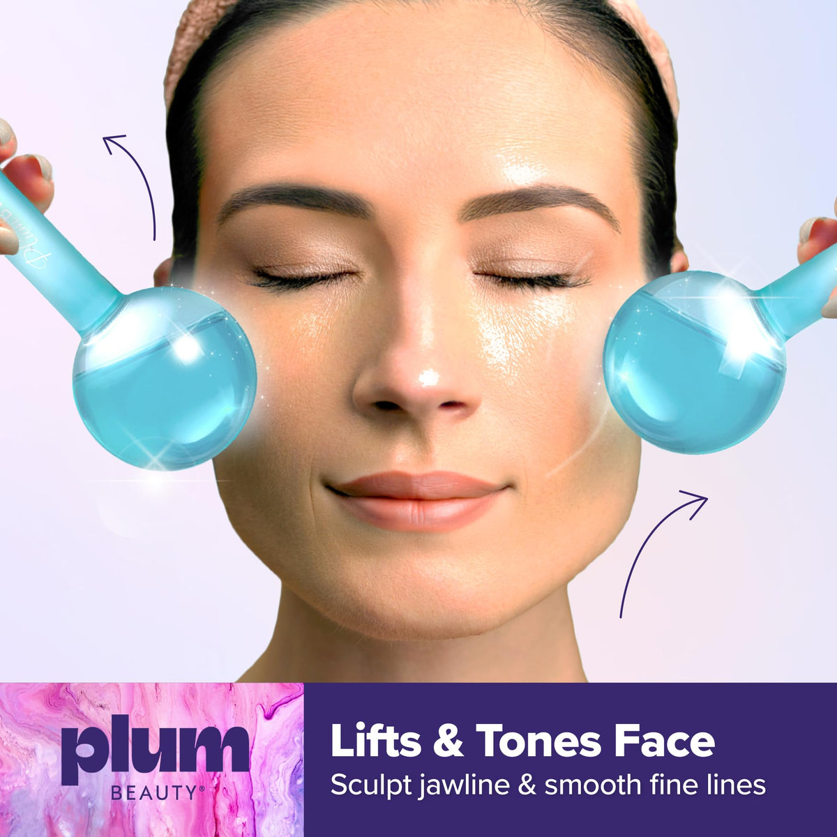 Plum Beauty packaging and label detail indicating professional esthetician-grade quality