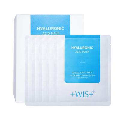 +WIS+ front packaging showing 24 hydrating sheet masks and clear benefits