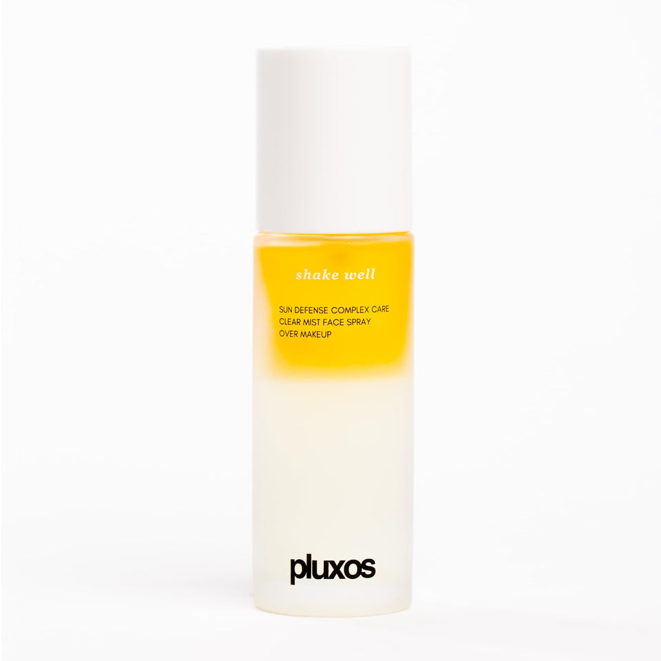 PLUXOS front packaging showing SPF 47 and unscented benefits