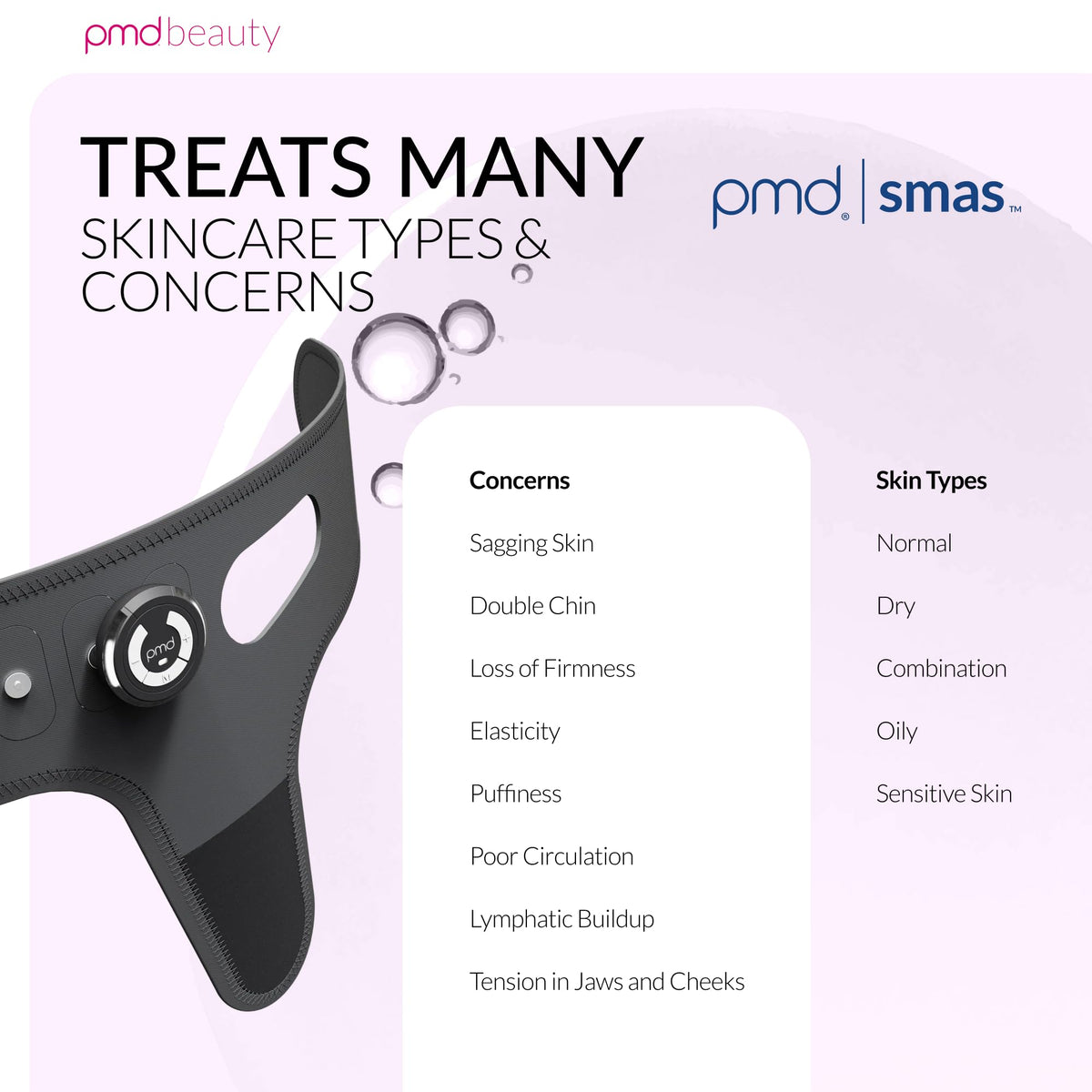 PMD Beauty conductive mist and band showing improved conductivity benefit