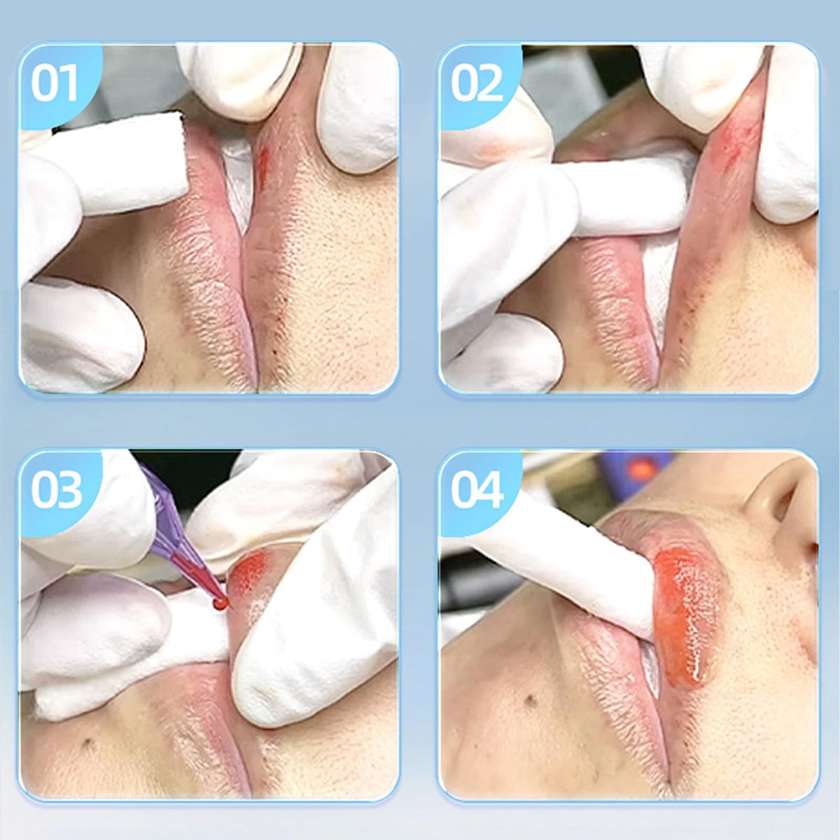 PMUBEAUTY cotton stem and tip detail showing firm non-shedding construction