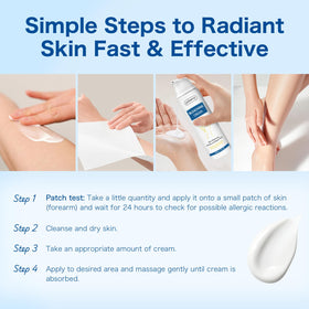 POBEMY size comparison beside a hand to show compact 1.7 fl oz portability