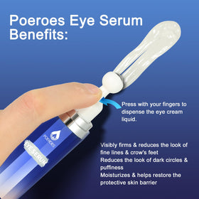 POEROES stainless steel 360° roller close-up delivering cooling massage benefit