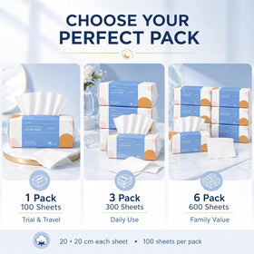 PoeticEHome pop-up dispensing pack easing one-handed sheet removal