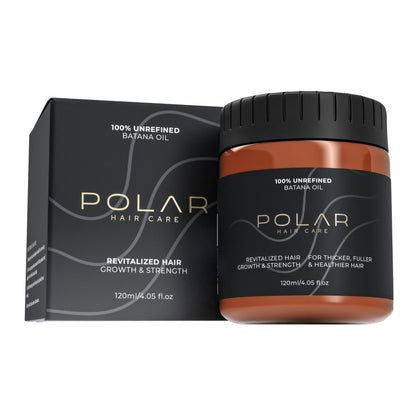 Polar Hair front packaging showing bottle and label, clear product identity and benefit