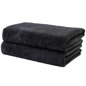 POLYTE front pack view showing two towels and packaging benefits
