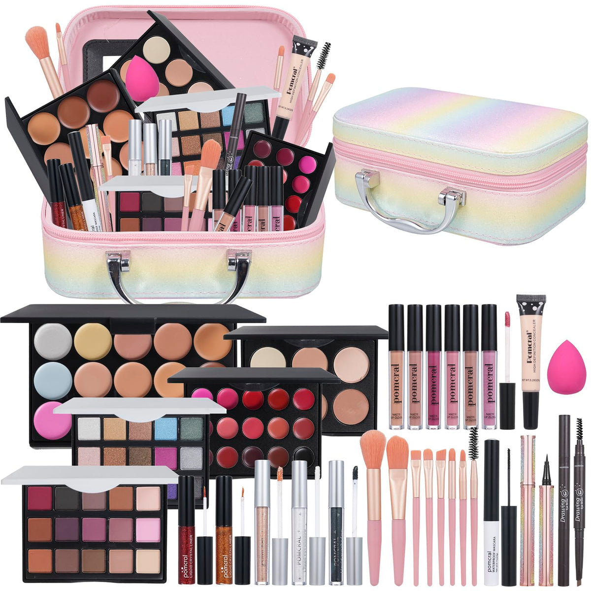 pomcral kit front packaging showing full set and organized layout for easy selection
