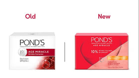 POND'S open jar top view revealing smooth formulation for quick morning use