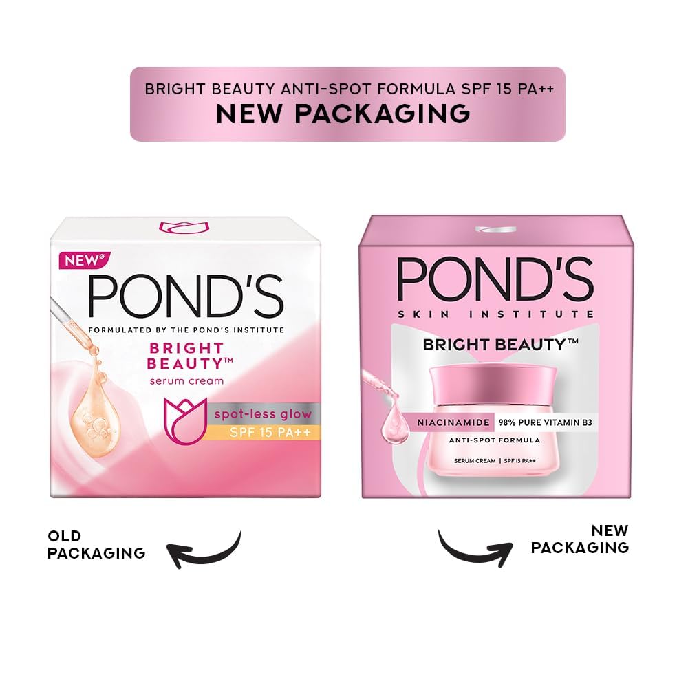 POND'S cream being dispensed to demonstrate smooth application