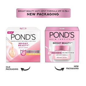 POND'S cream being dispensed to demonstrate smooth application