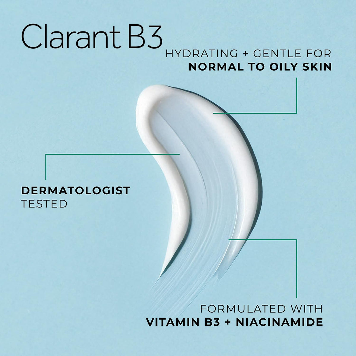 POND'S clarant b3 being applied to hand, shows smooth application and coverage