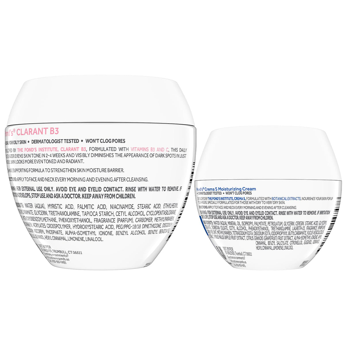 POND'S clarant b3 creamy texture close-up, silky feel for non-greasy absorption