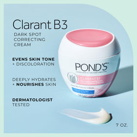 POND’S jar top view revealing cream consistency and premium look