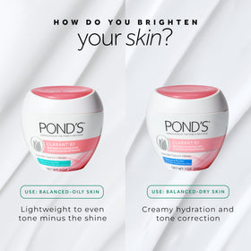 POND’S jar on nighttime vanity suggesting restorative evening routine