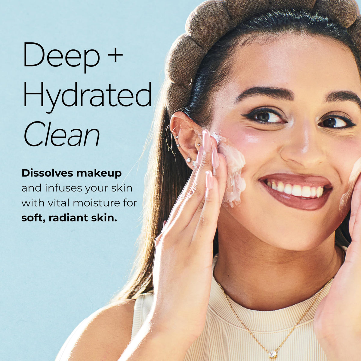 POND'S cold cream being applied on hand to demonstrate smooth application benefit