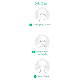 POND'S cold cream application on hand demonstrating gentle makeup removal