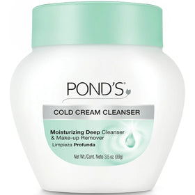 POND'S cold cream front packaging showing brand and jar for reassurance
