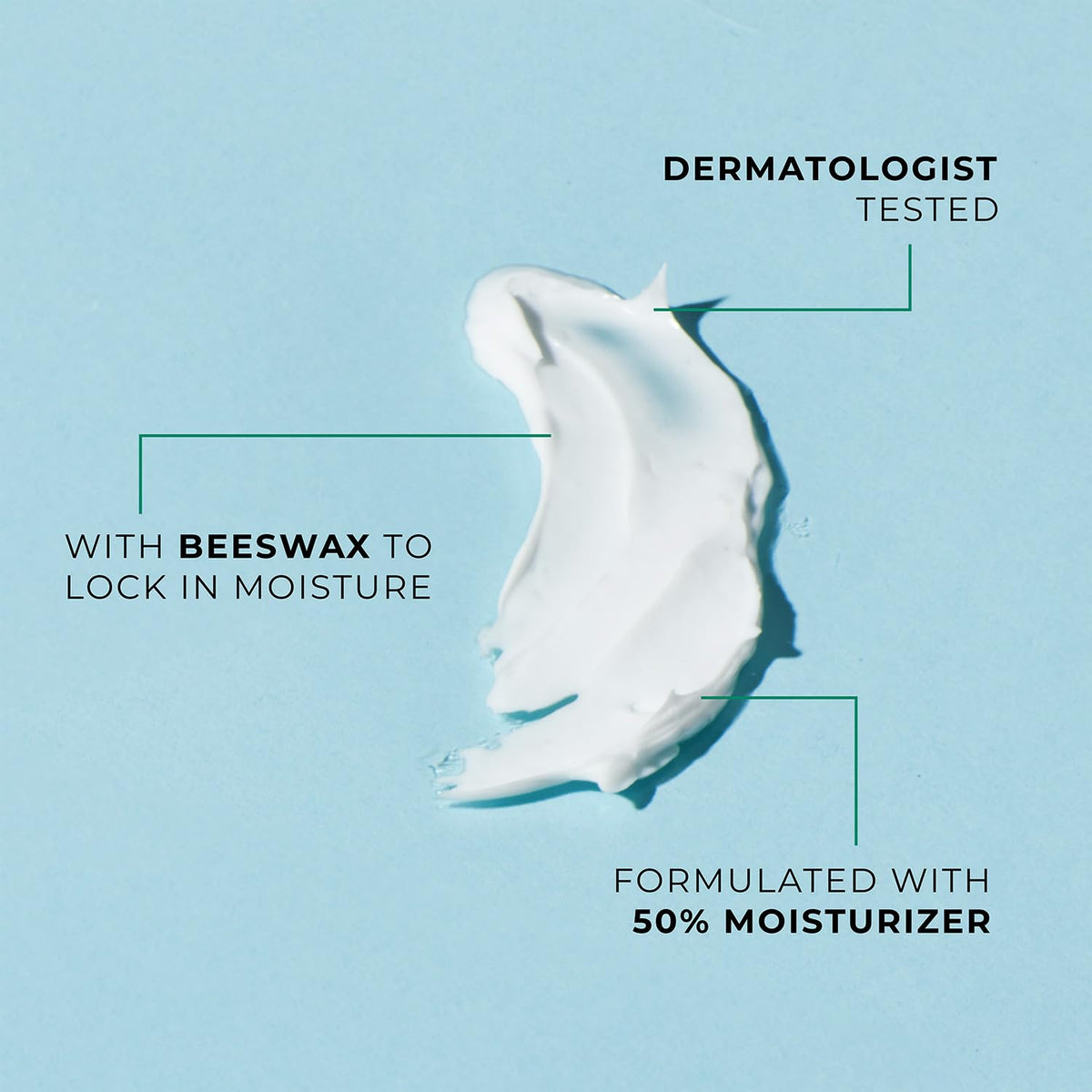 POND'S removing waterproof mascara on eye area to show effective cleansing