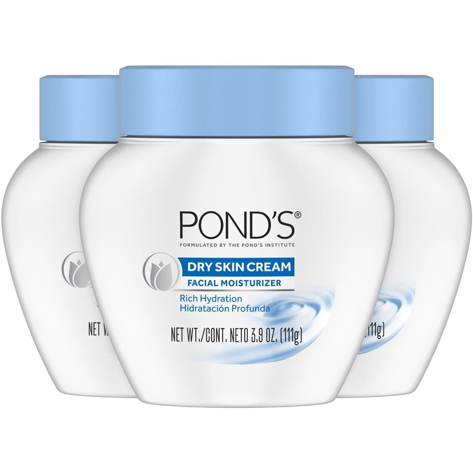 POND’S jar front packaging showing brand and size, reassuring supply