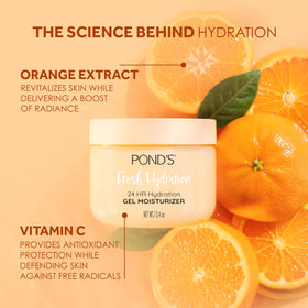 POND’S gel texture close-up demonstrating lightweight, quick-absorbing feel